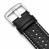 Black and White / Silver Buckle