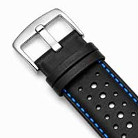 Black and Blue / Silver Buckle