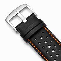 Black and Orange / Silver Buckle