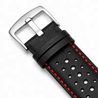 Black and Red / Silver Buckle