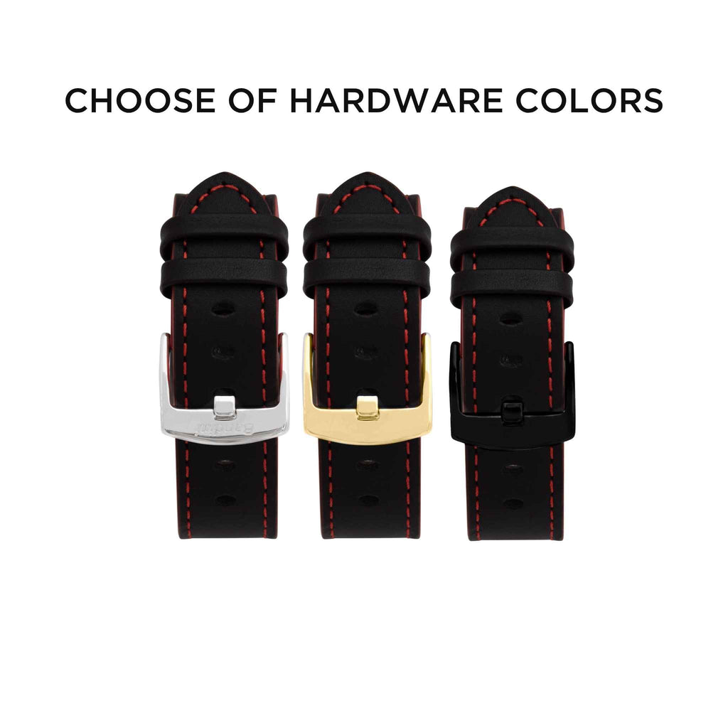 Bandini Two-Tone Leather Aviator Watch Band for Apple Watch