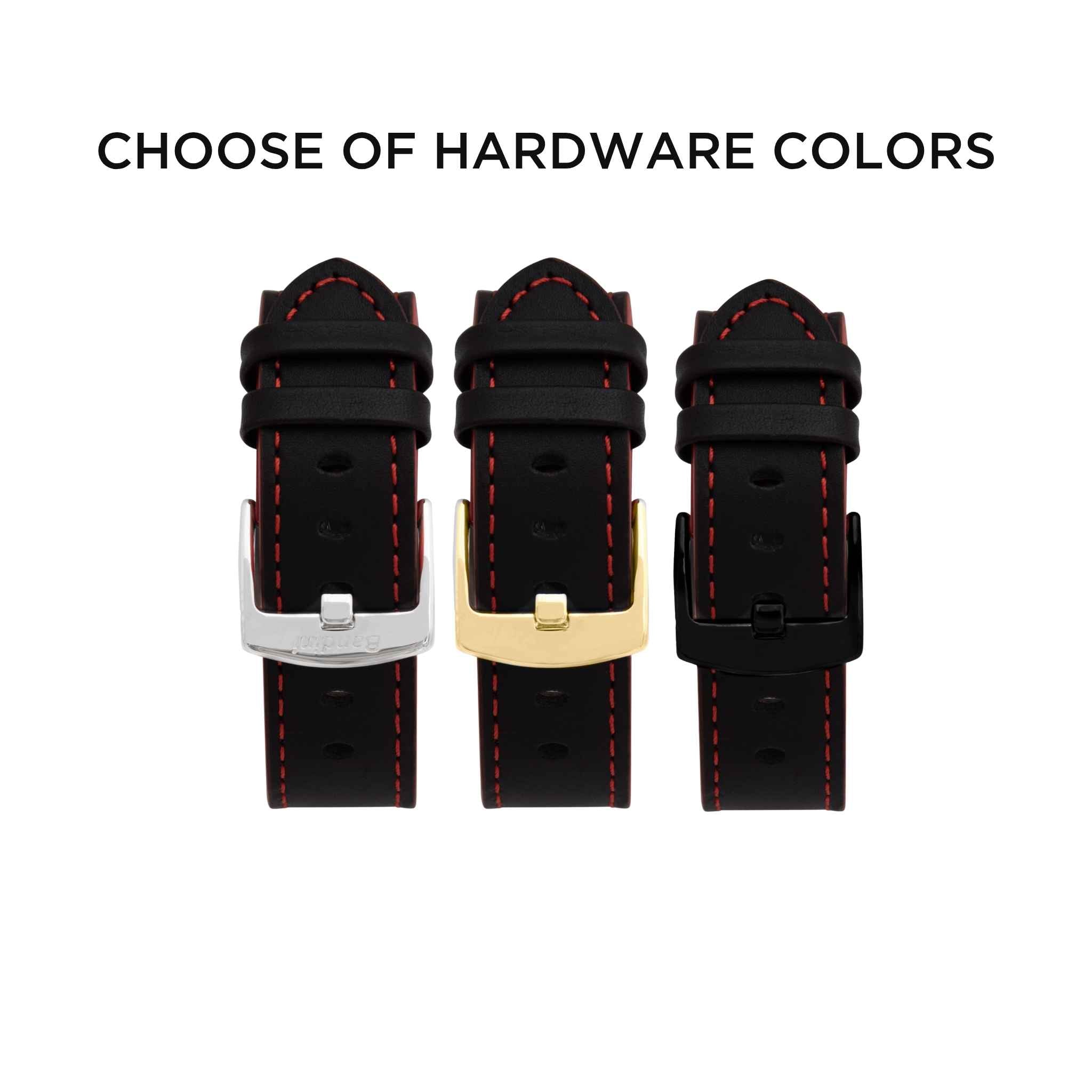 Bandini Two-Tone Leather Aviator Watch Band for Apple Watch