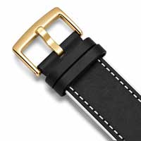 Black and White / Gold Buckle