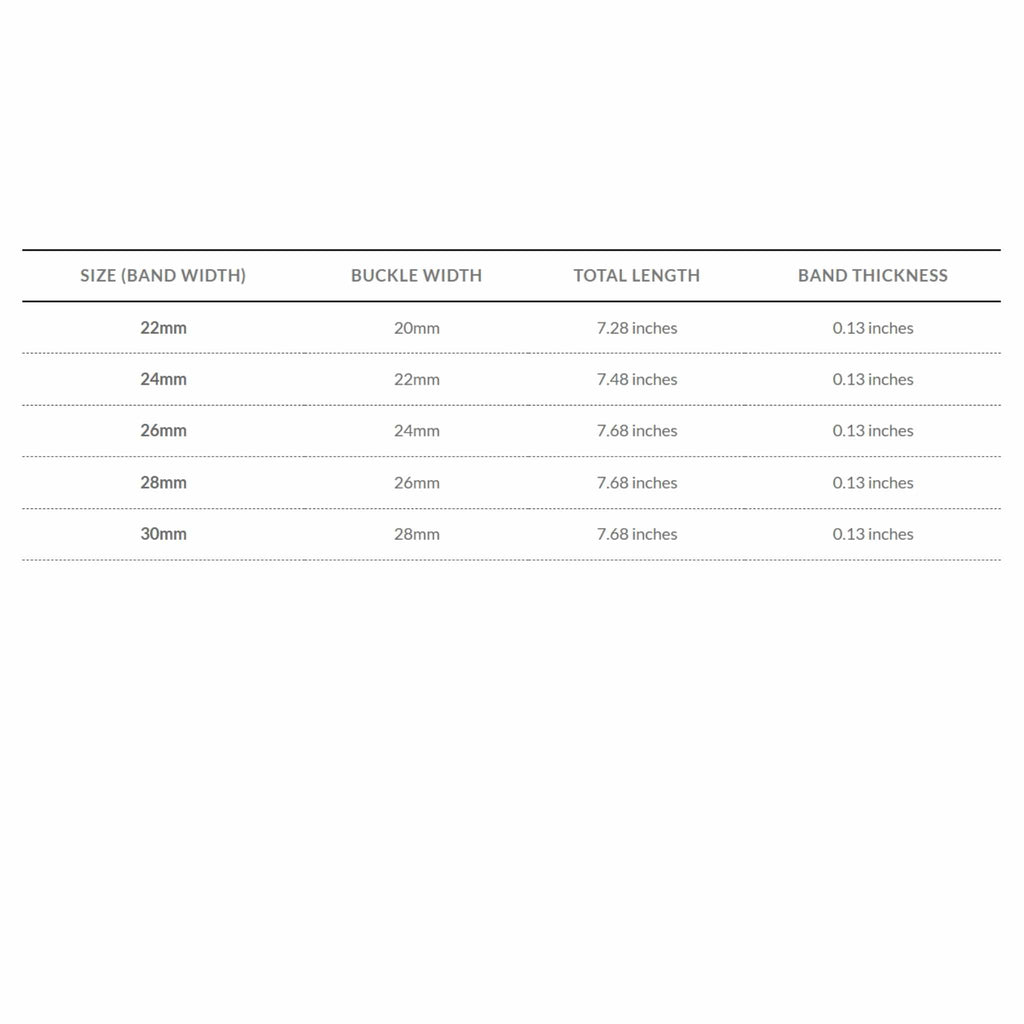 Bandini Square Tip Leather Alligator Pattern Watch Band – 22mm 24mm 26mm 28mm 30mm