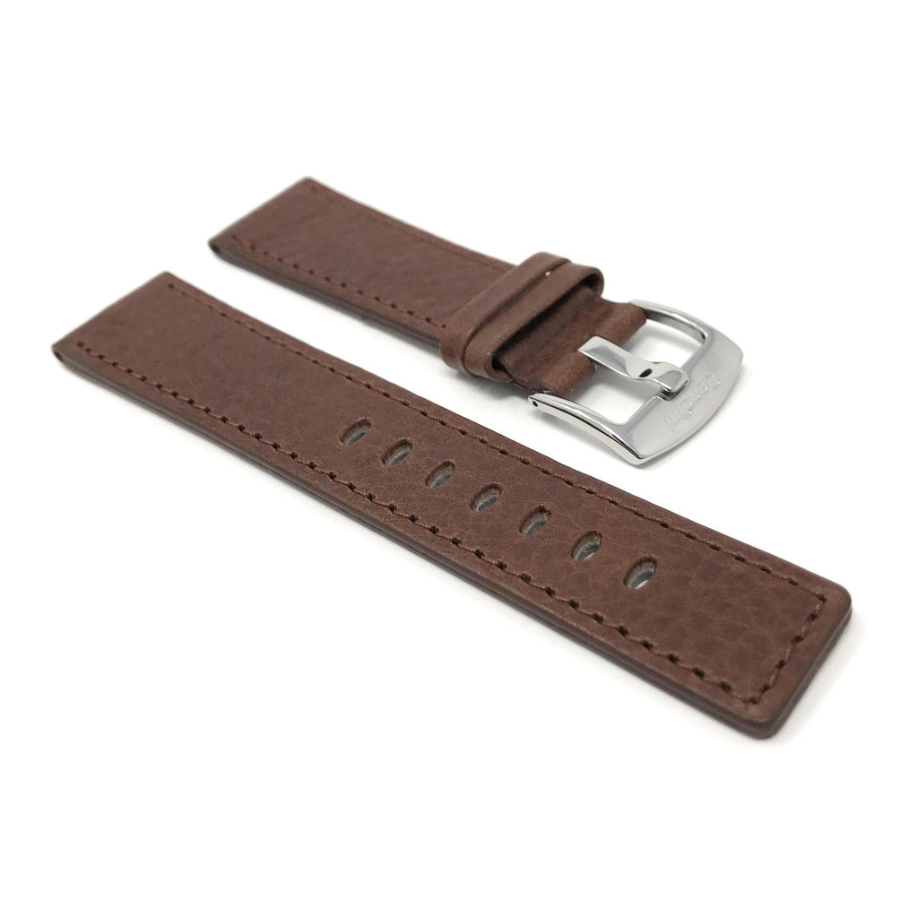 Bandini  Square Tip Leather Classic Watch Band – 22mm 24mm 26mm 28mm 30mm