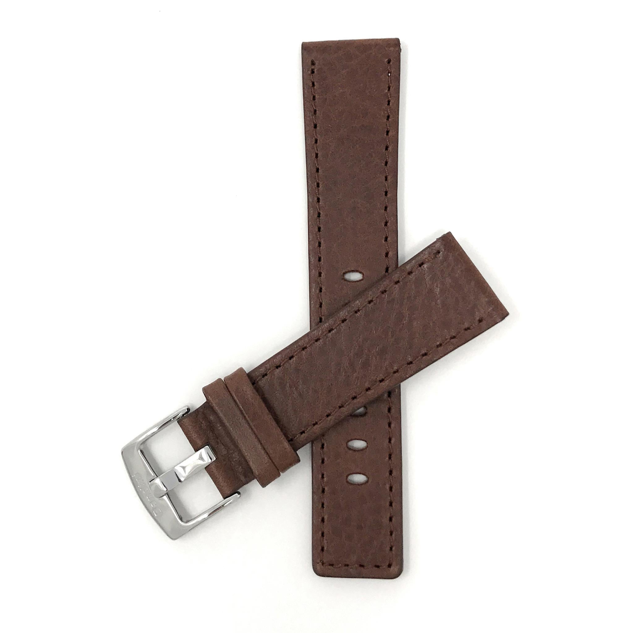 Bandini  Square Tip Leather Classic Watch Band – 22mm 24mm 26mm 28mm 30mm