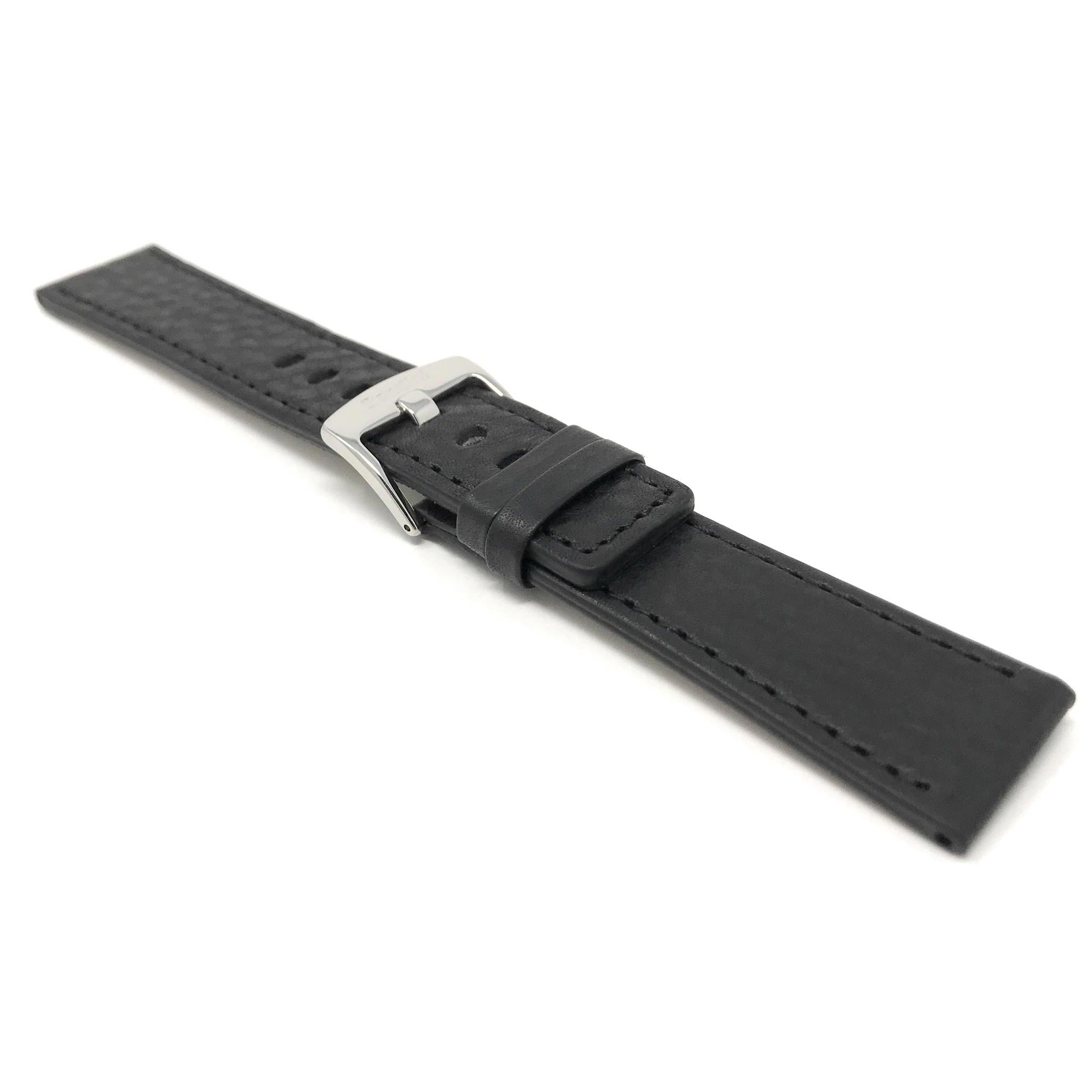 Bandini  Square Tip Leather Classic Watch Band – 22mm 24mm 26mm 28mm 30mm