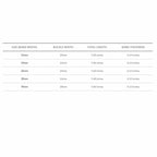 Bandini  Square Tip Leather Classic Watch Band – 22mm 24mm 26mm 28mm 30mm