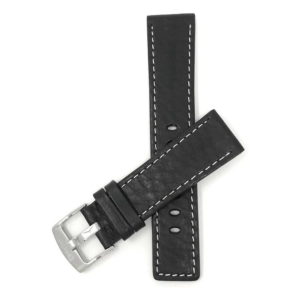 Bandini  Square Tip Leather Classic Watch Band – 22mm 24mm 26mm 28mm 30mm