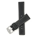 Bandini  Square Tip Leather Classic Watch Band – 22mm 24mm 26mm 28mm 30mm