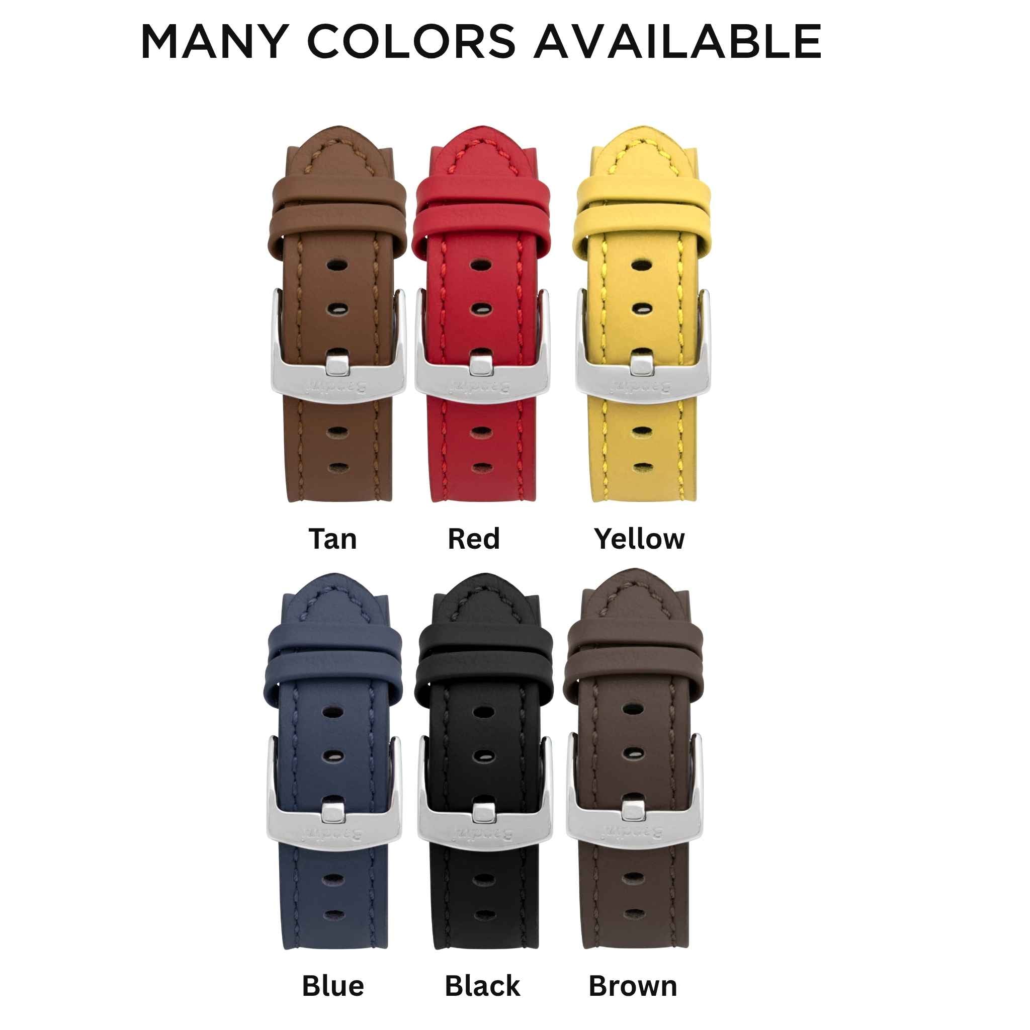 Bandini Leather Aviator Watch Band for Apple Watch