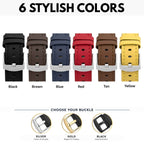 Bandini Leather Aviator Watch Band - 18mm to 28mm