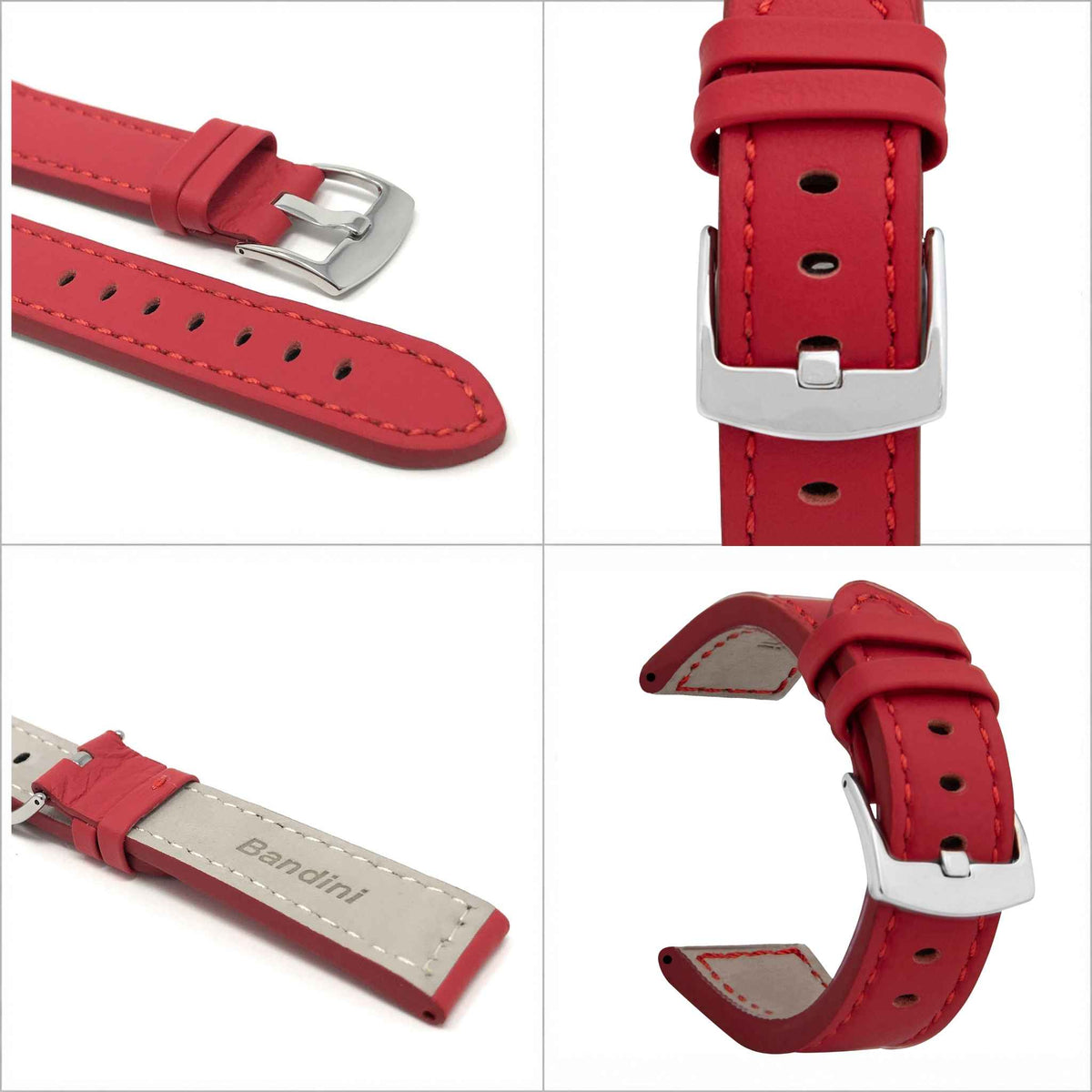 Bandini Leather Aviator Watch Band - 18mm to 28mm