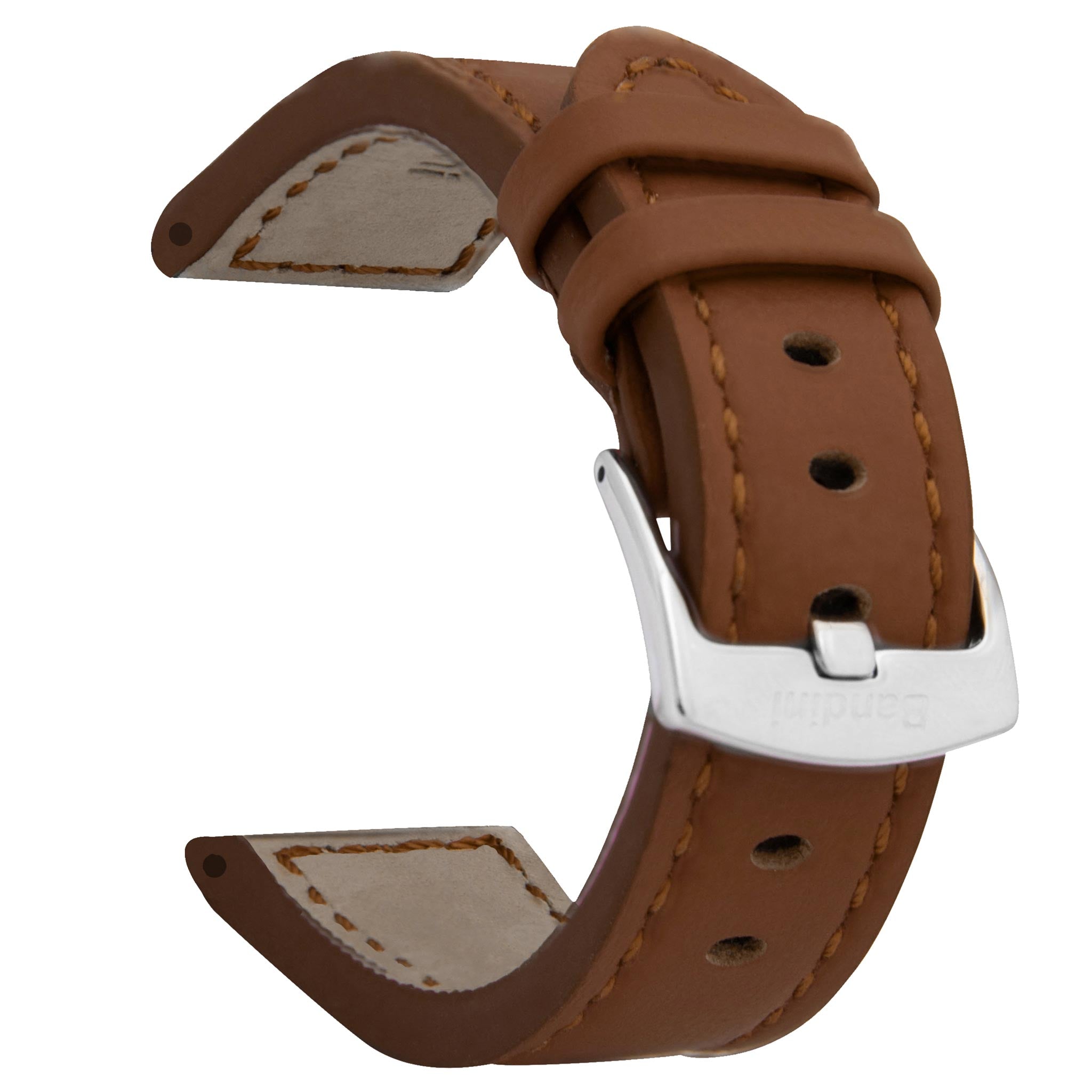 Bandini Leather Aviator Watch Band - 18mm to 28mm