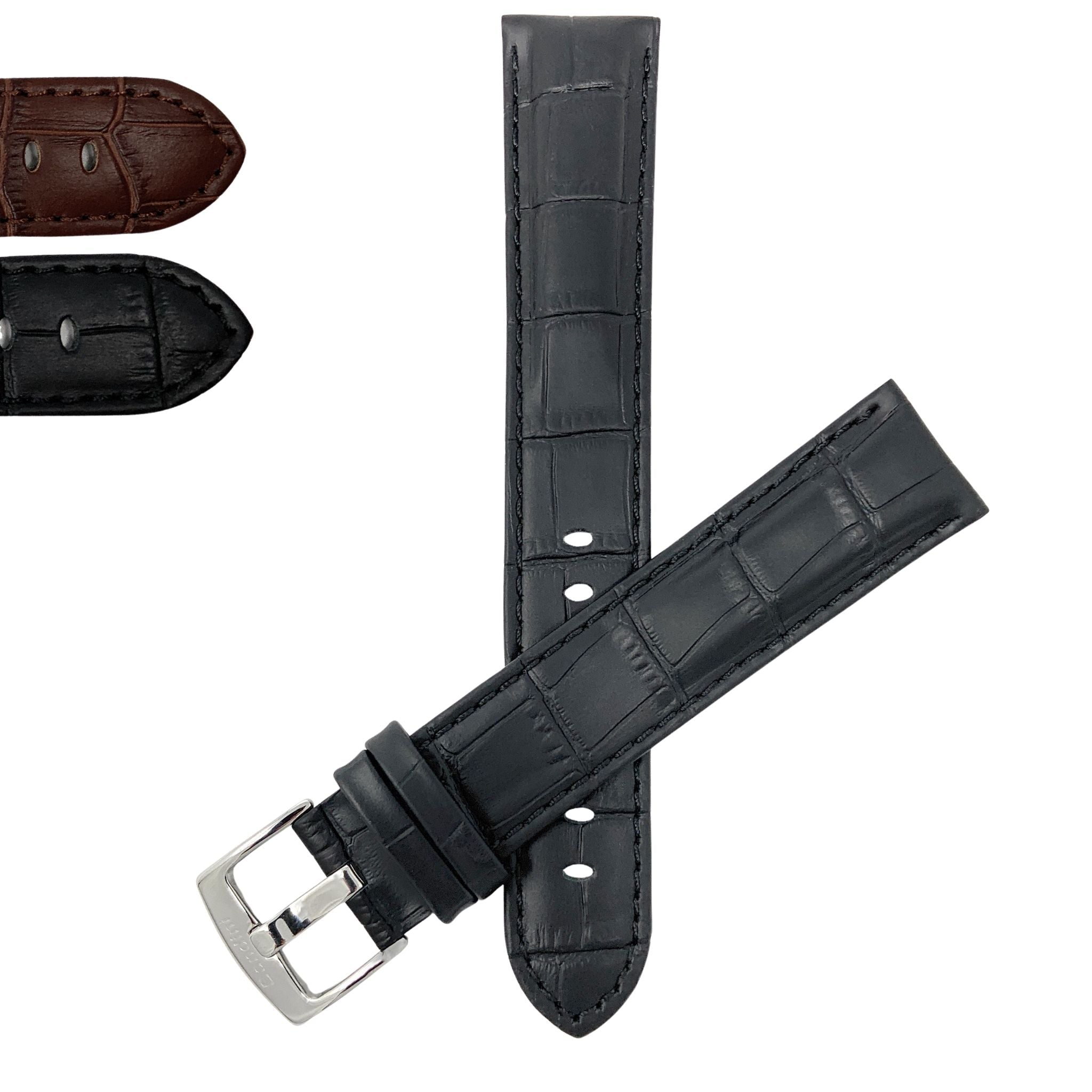 Bandini Triple Extra Long (XXXL) Leather Watch Band - 18mm to 24mm