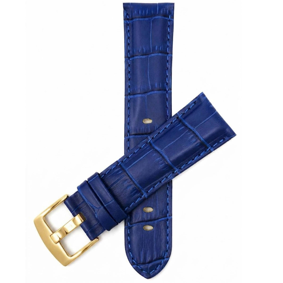 Bandini Leather Alligator Pattern Watch Band – 18mm 20mm 22mm 24mm 26mm