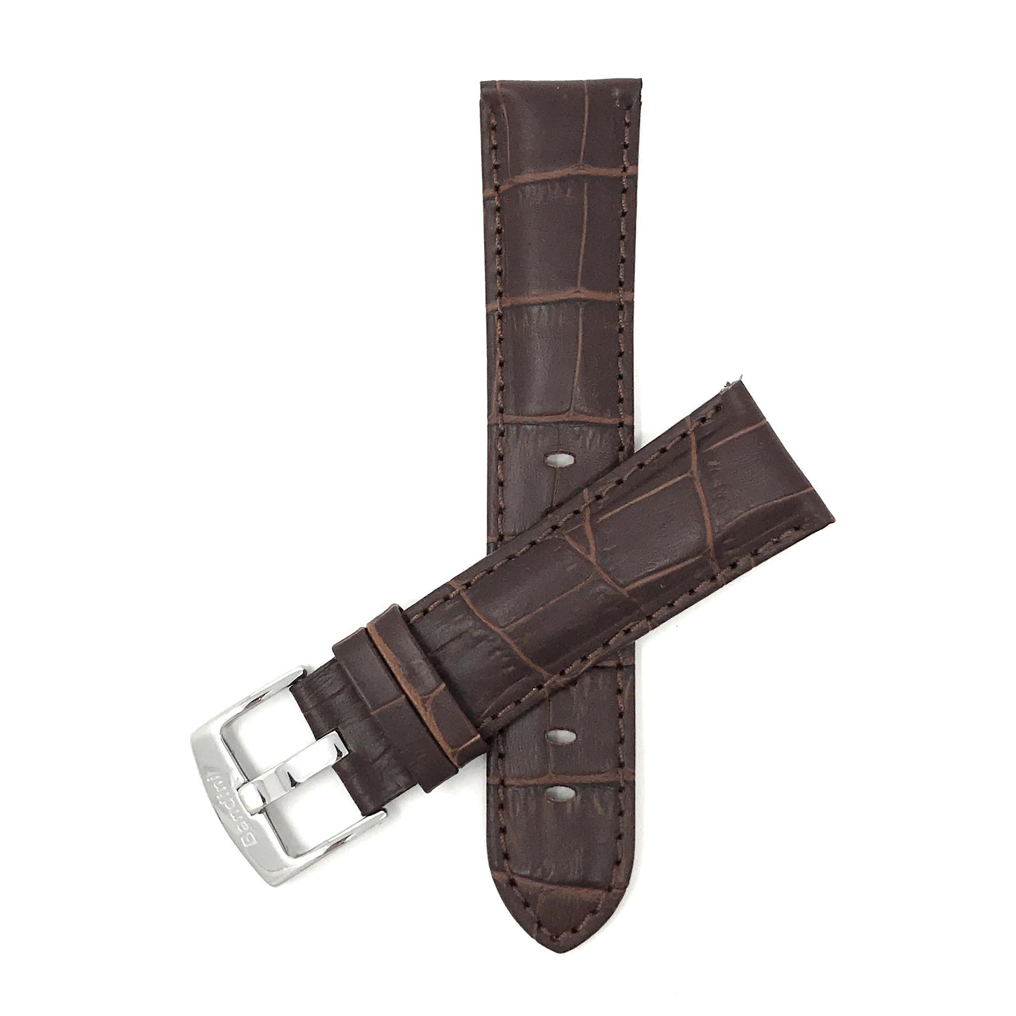 Bandini Leather Alligator Pattern Watch Band – 18mm 20mm 22mm 24mm 26mm