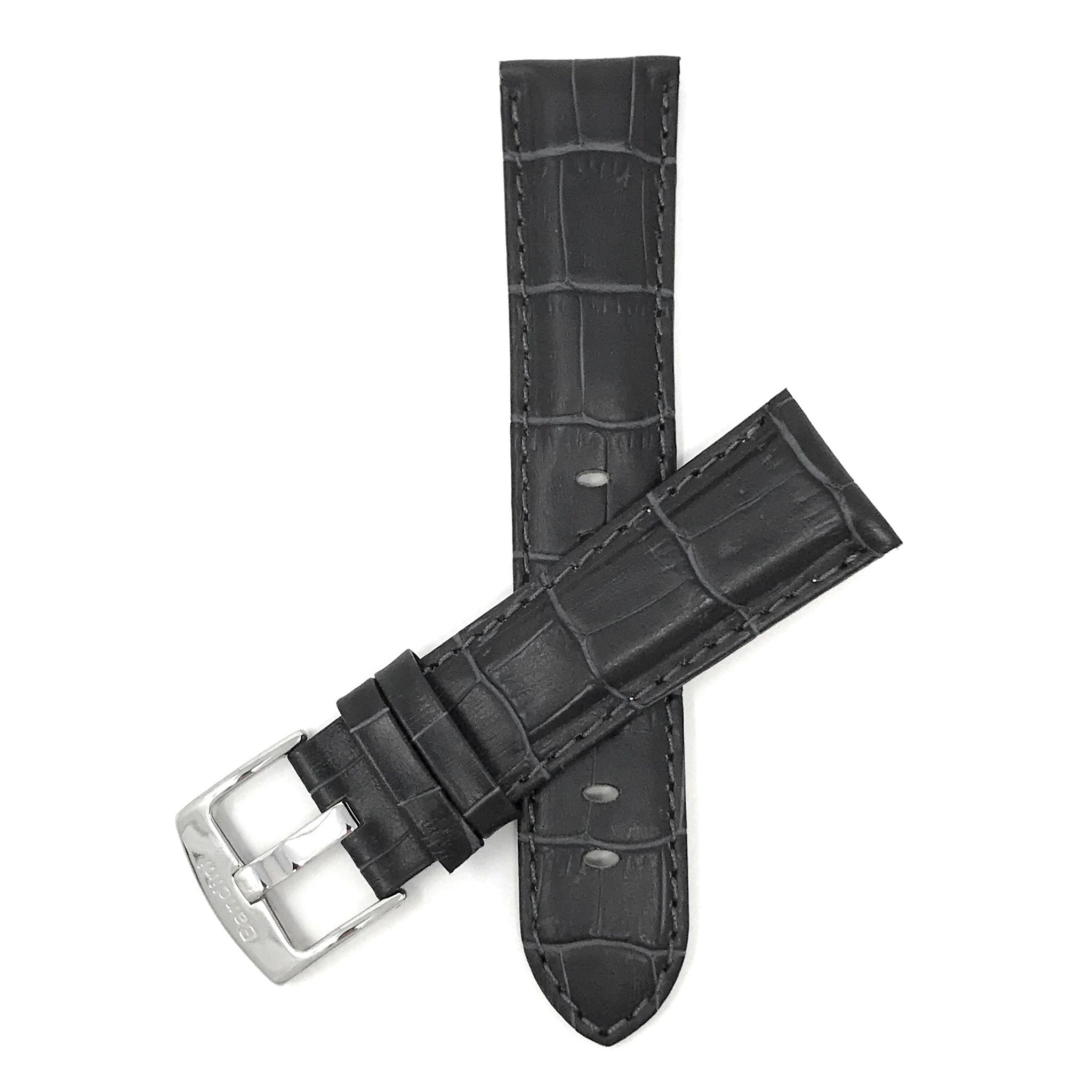 Bandini Leather Alligator Pattern Watch Band – 18mm 20mm 22mm 24mm 26mm