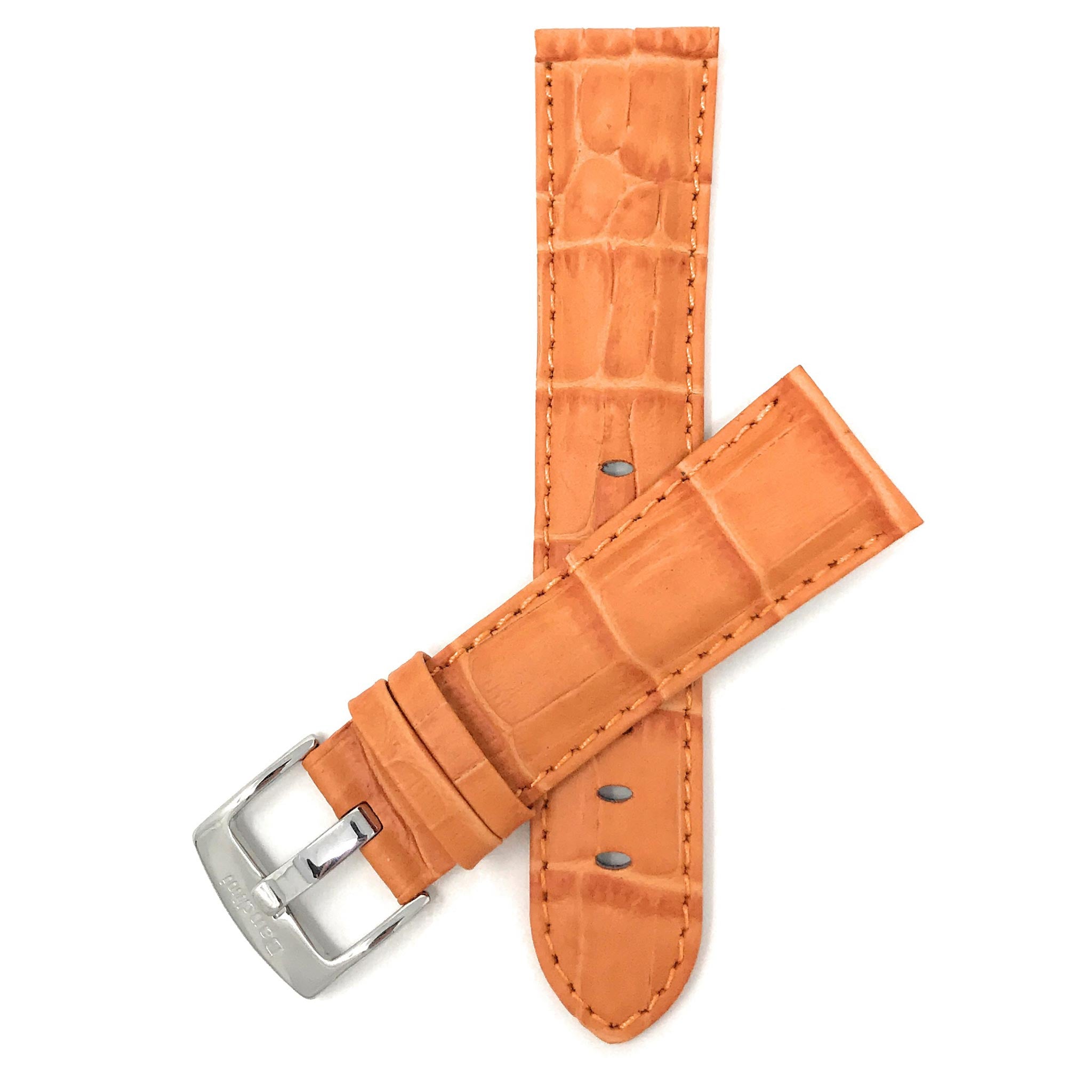 Bandini Leather Alligator Pattern Watch Band – 18mm 20mm 22mm 24mm 26mm