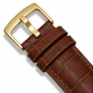 Dark Tan / Gold Buckle