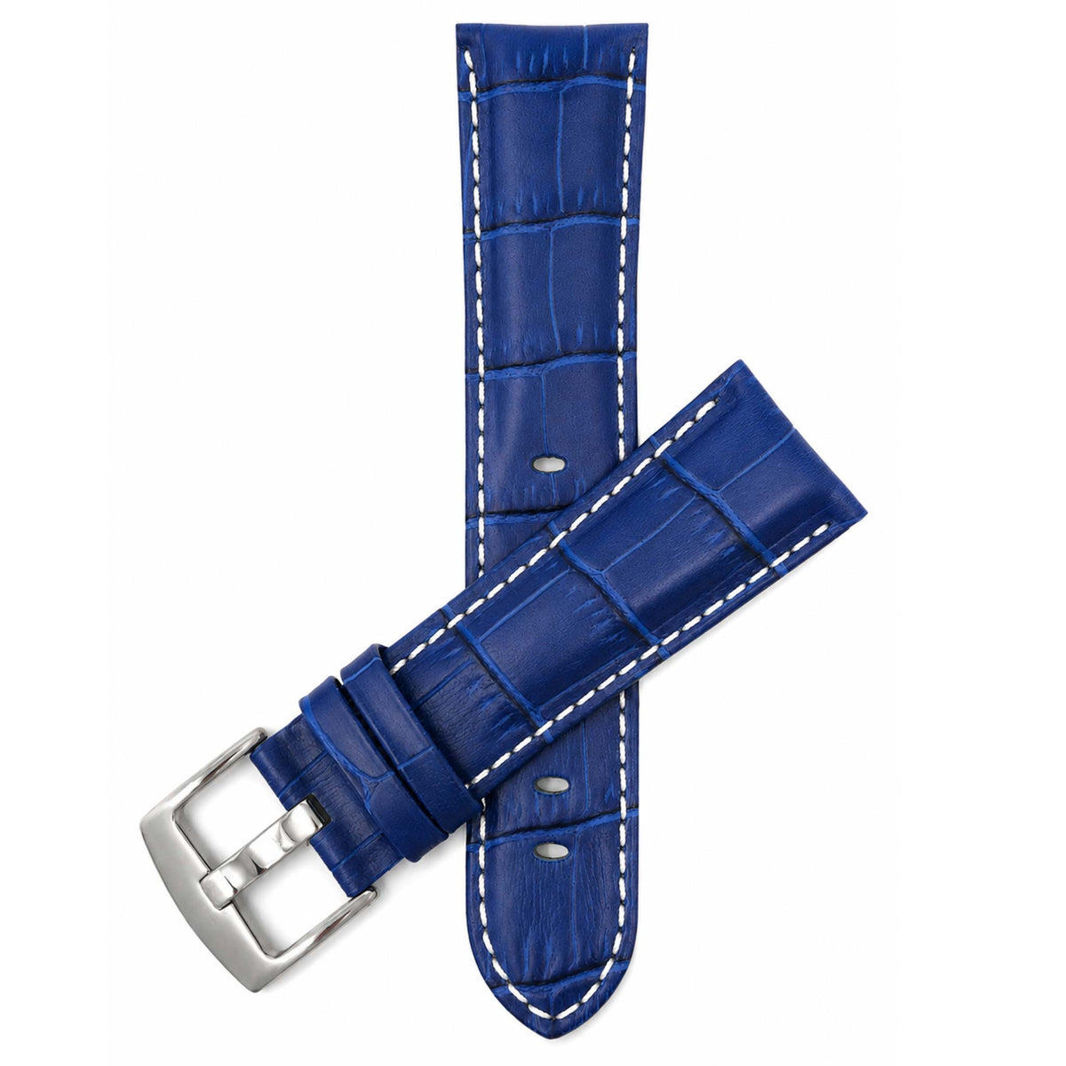 Bandini Leather Alligator Pattern Watch Band – 18mm 20mm 22mm 24mm 26mm