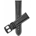 Bandini Leather Alligator Pattern Watch Band – 18mm 20mm 22mm 24mm 26mm