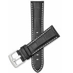 Bandini Leather Alligator Pattern Watch Band – 18mm 20mm 22mm 24mm 26mm
