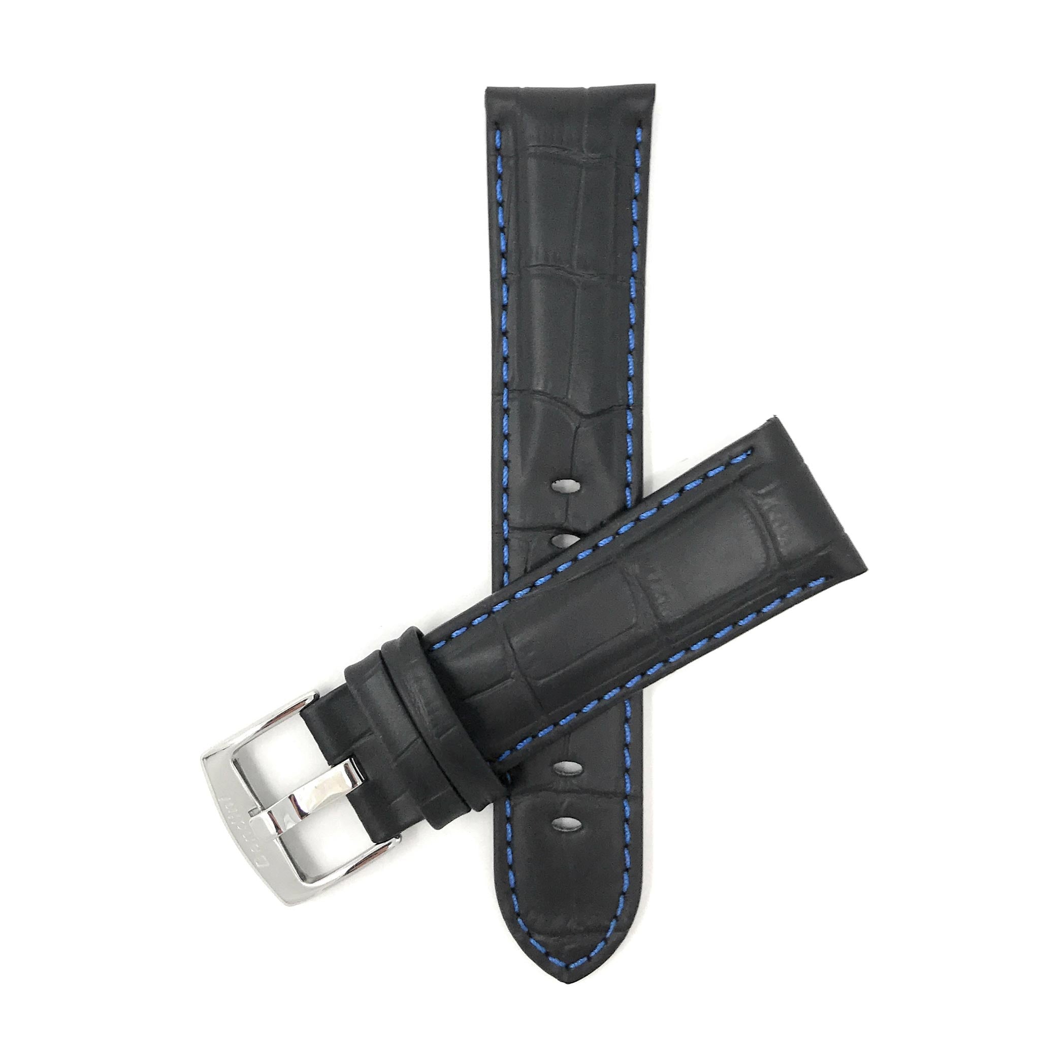 Bandini Leather Alligator Pattern Watch Band – 18mm 20mm 22mm 24mm 26mm