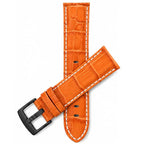 Bandini Leather Alligator Pattern Watch Band – 18mm 20mm 22mm 24mm 26mm