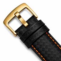 Black and Orange / Gold Buckle