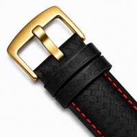 Black and Red / Gold Buckle