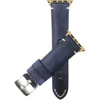 Bandini Mens Vintage Distressed Leather Watch Band for Apple Watch