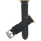 Bandini Mens Vintage Distressed Leather Watch Band for Apple Watch