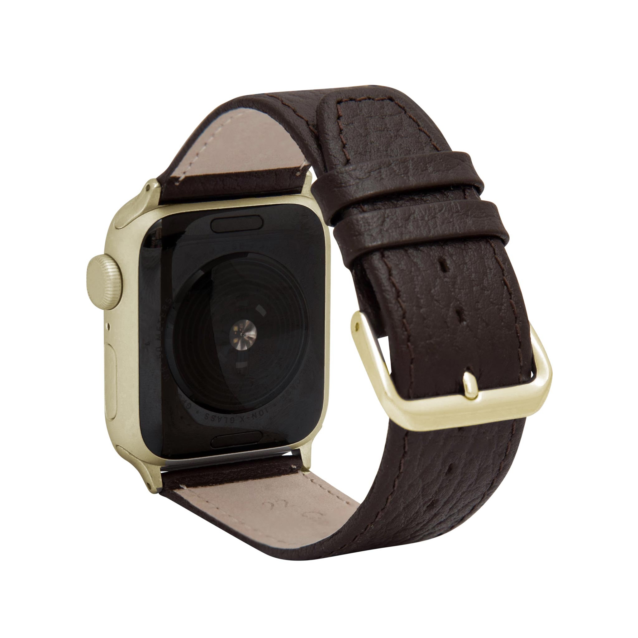 Bandini Classic Thin Leather Watch Band for Apple Watch - Buffalo Pattern