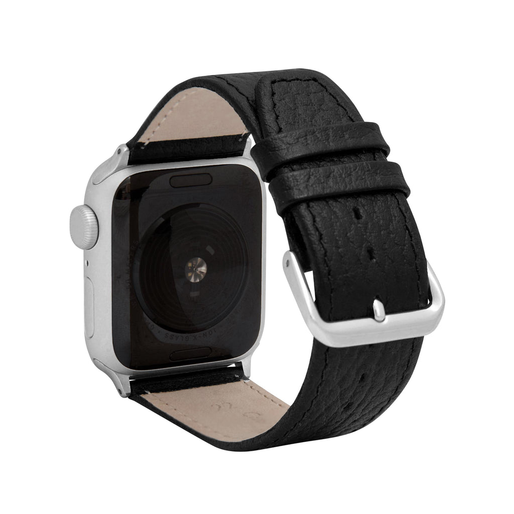 Bandini Classic Thin Leather Watch Band for Apple Watch - Buffalo Pattern