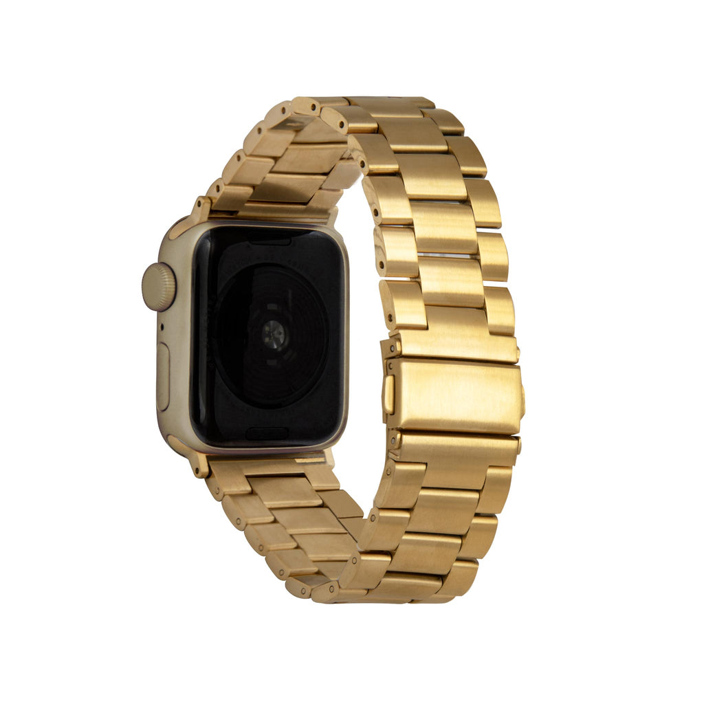 Bandini Stainless Steel Metal Watch Band for Apple Watch - Butterfly Clasp