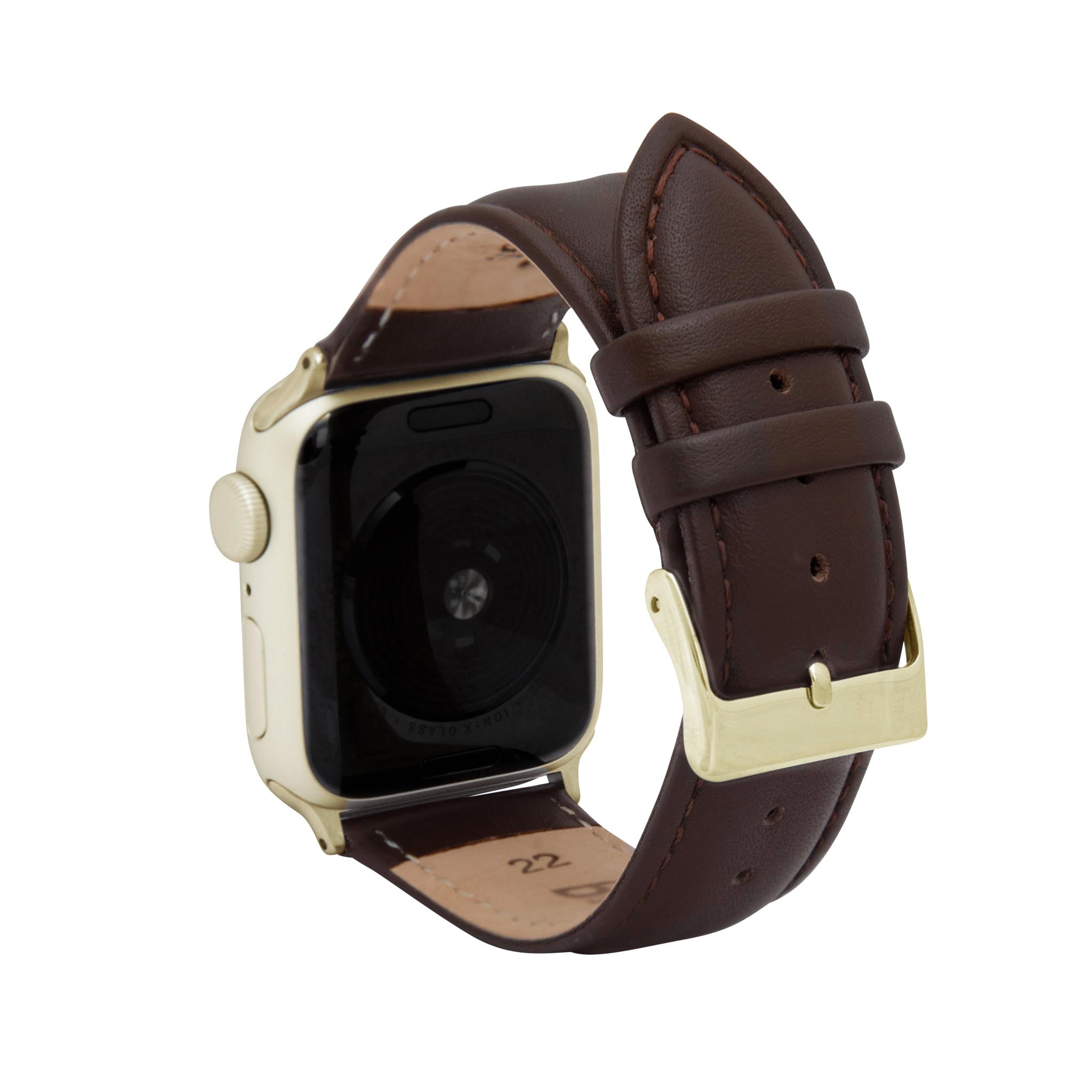 Bandini Leather Classic Watch Band for Apple Watch - Semi-Padded