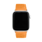 Bandini Leather Rally Racing Watch Band for Apple Watch - Silver Buckle