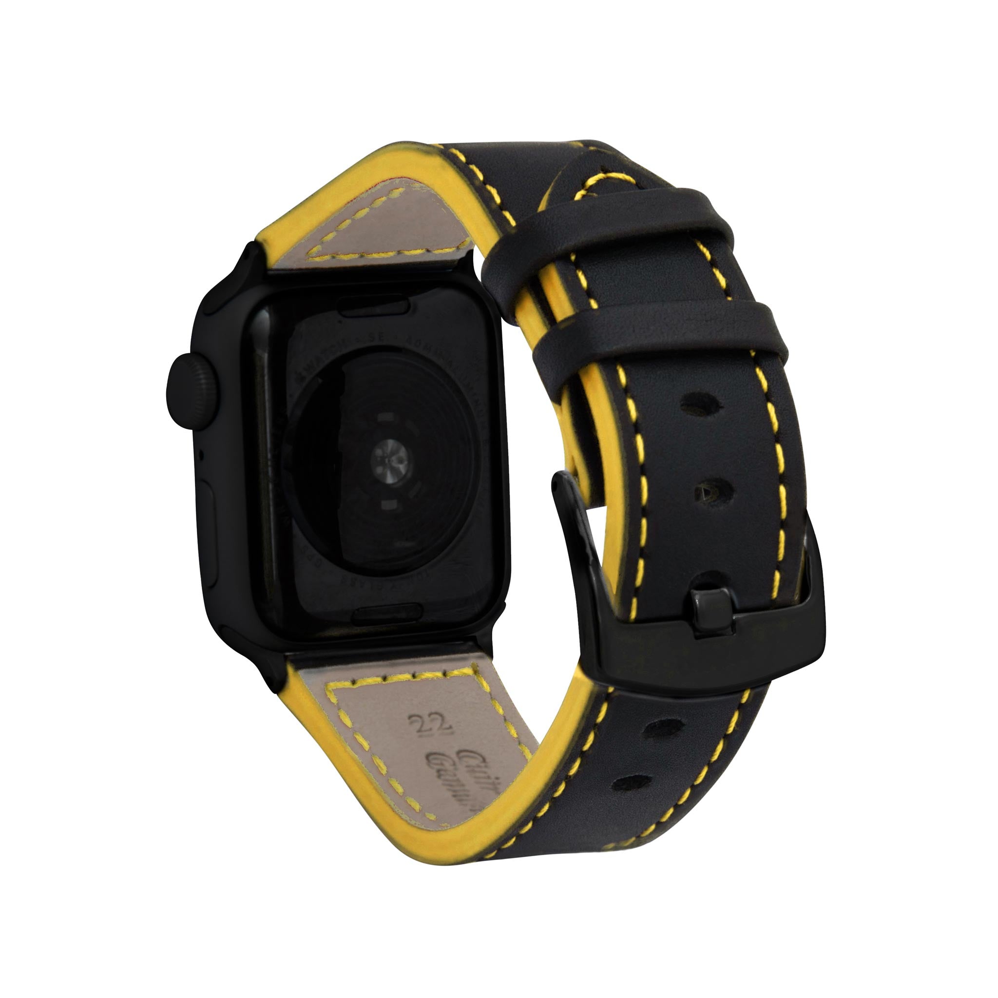 Bandini Two-Tone Leather Aviator Watch Band for Apple Watch