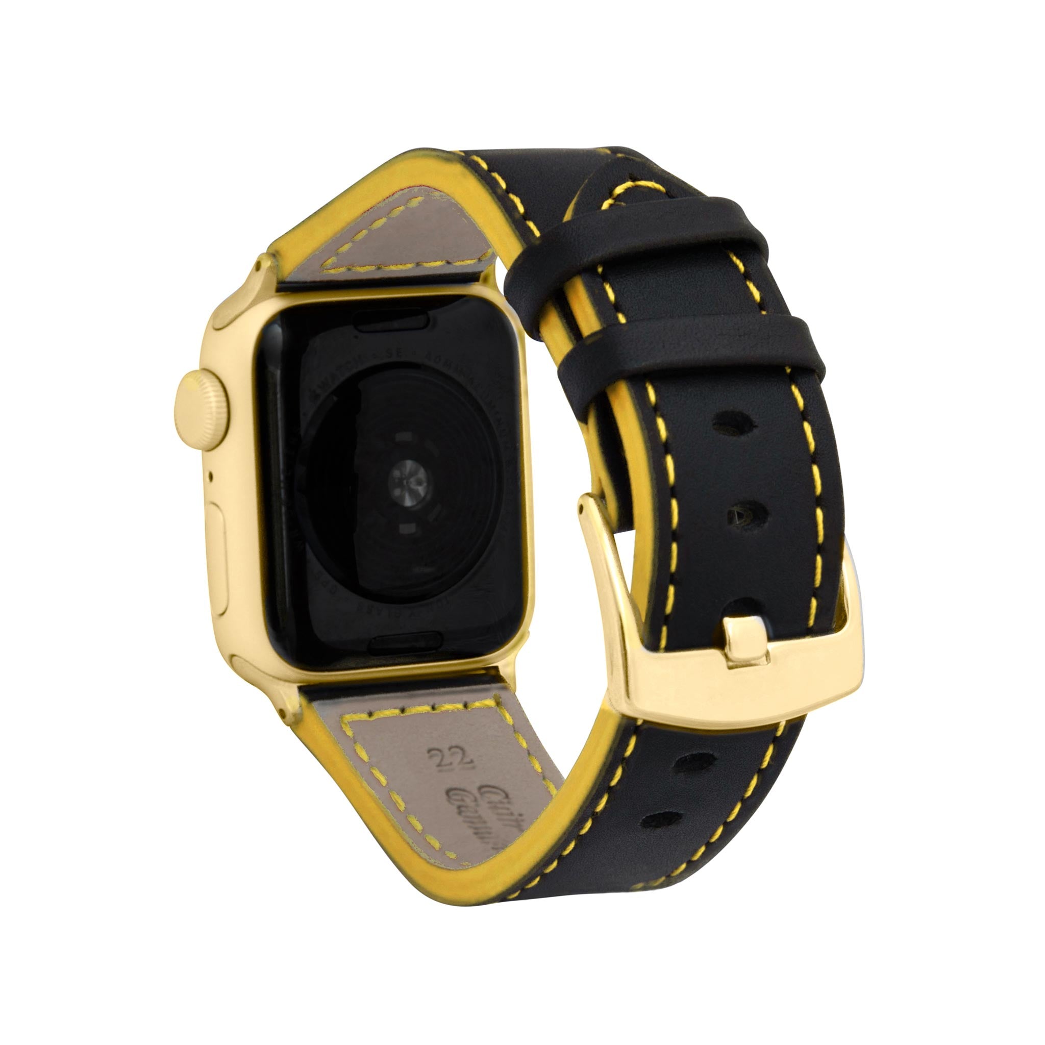 Bandini Two-Tone Leather Aviator Watch Band for Apple Watch