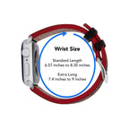 Bandini Two-Tone Leather Aviator Watch Band for Apple Watch