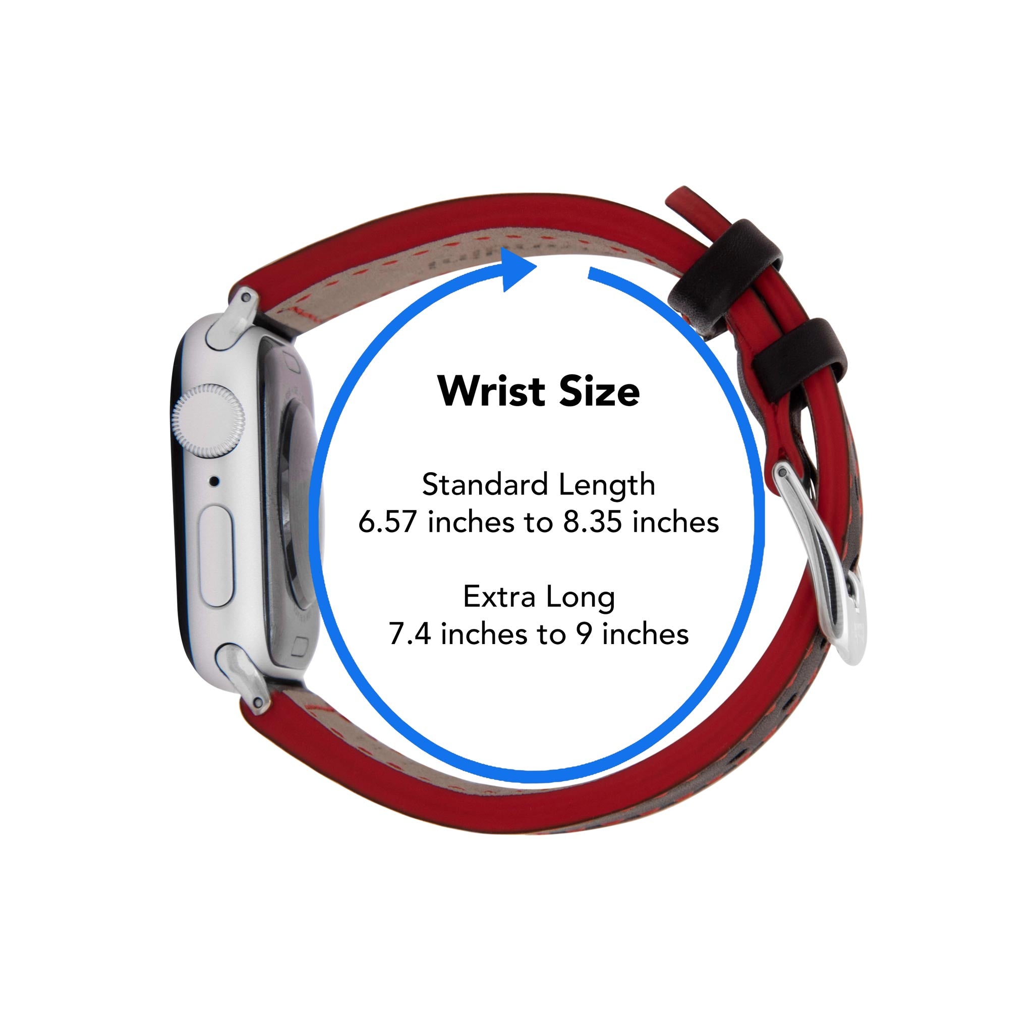 Bandini Two-Tone Leather Aviator Watch Band for Apple Watch