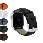 Bandini Mens Leather Watch Band for Apple Watch - Alligator Pattern