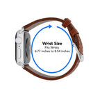 Bandini Leather Alligator Pattern Watch Band for Apple Watch Ð Square Tip