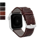 Bandini Leather Alligator Pattern Watch Band for Apple Watch Ð Square Tip