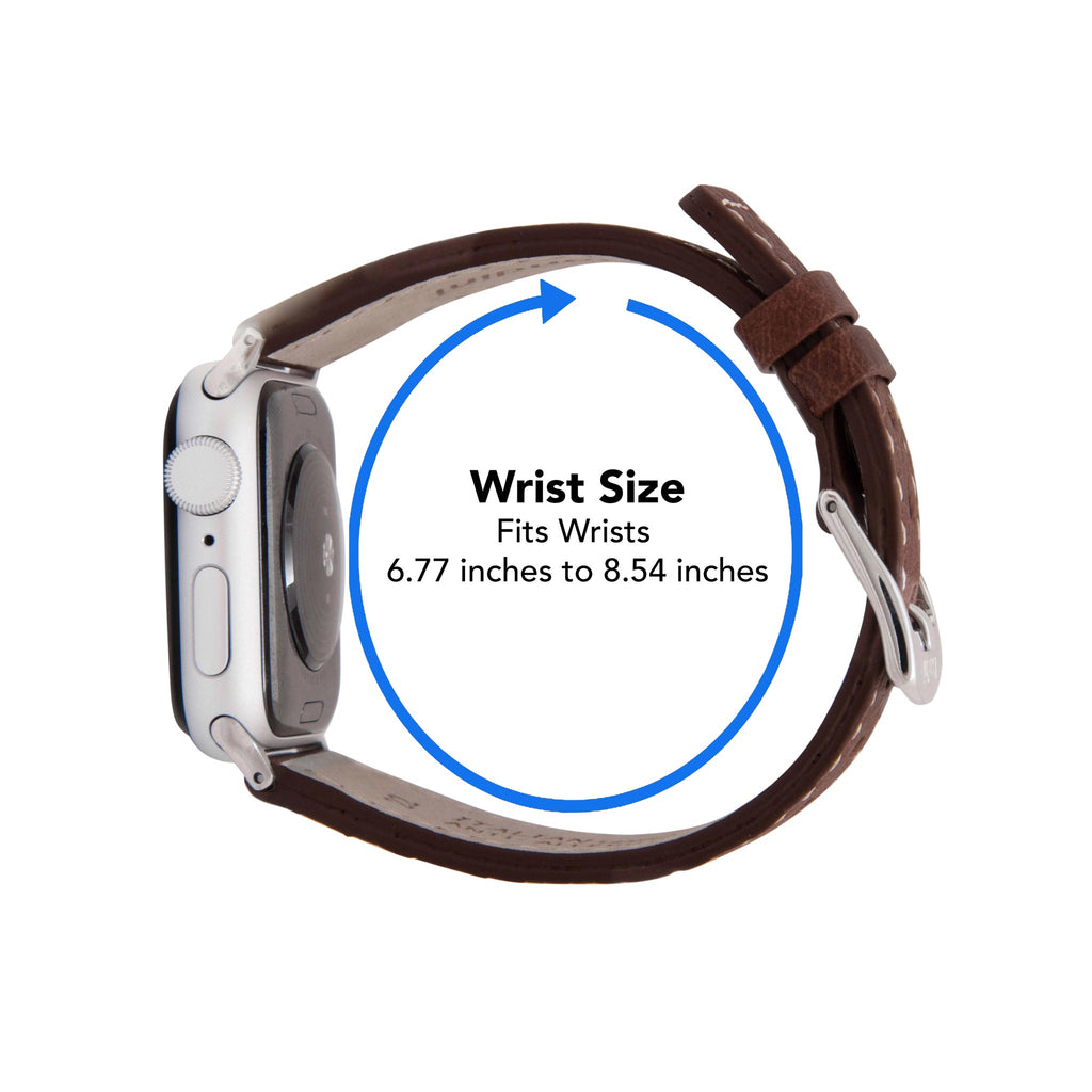 Bandini Leather Watch Band for Apple Watch - Square Tip