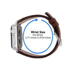 Bandini Leather Watch Band for Apple Watch - Square Tip