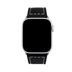 Bandini Leather Aviator Watch Band for Apple Watch - White Stitch