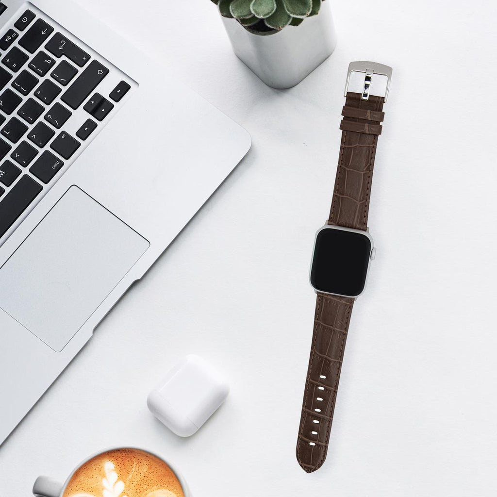 Bandini Triple Extra Long XXXL Leather Watch Band for Apple Watch