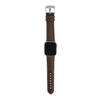Bandini Mens Classic Leather Watch Band for Apple Watch - Alligator Pattern